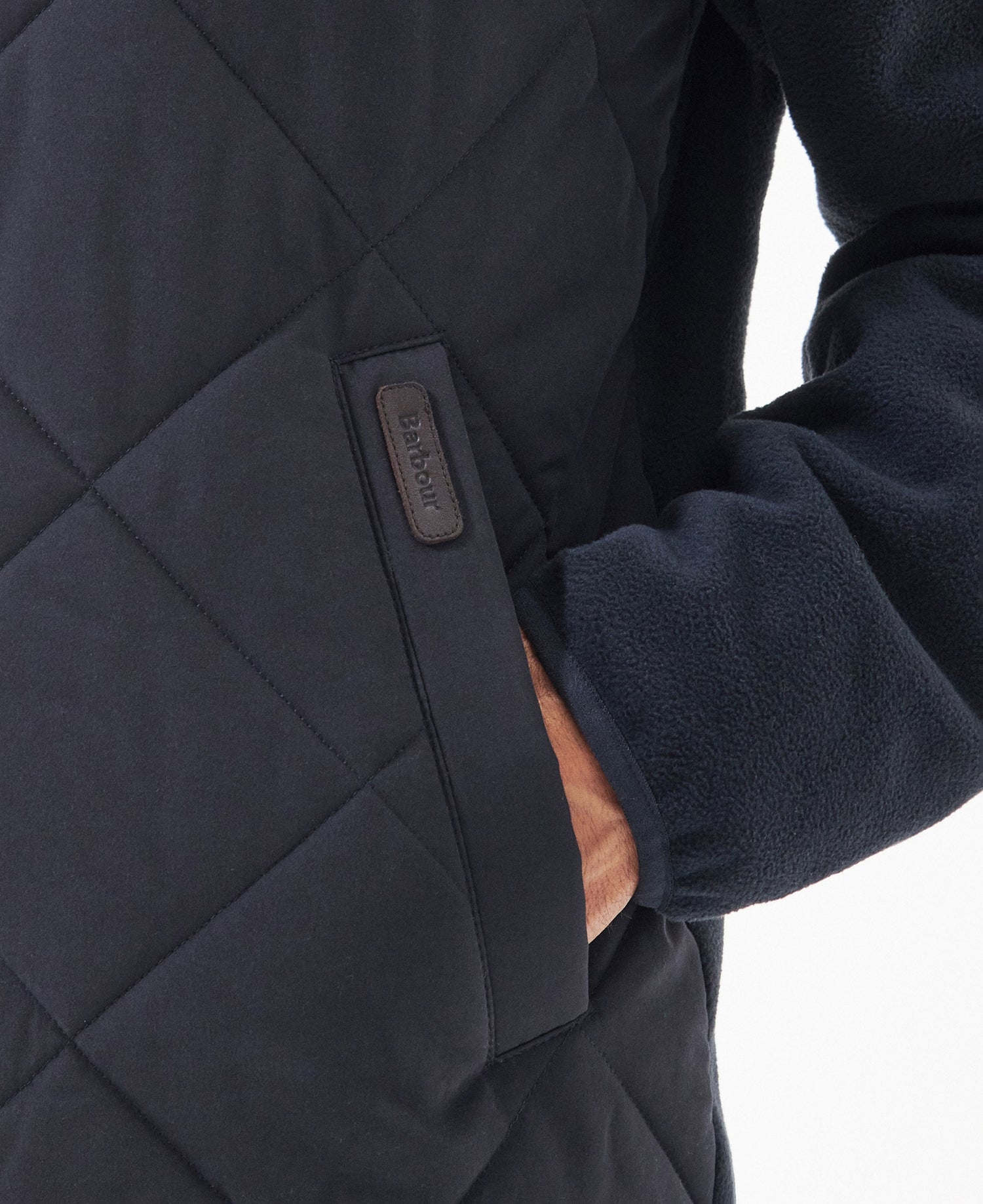 Hybrid Fleece Jacket - Navy