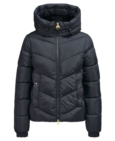 Barbour black deals puffer jacket