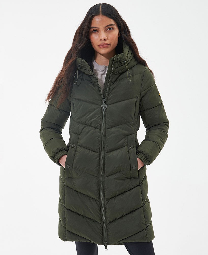 Boston Longline Quilted Jacket - Envy