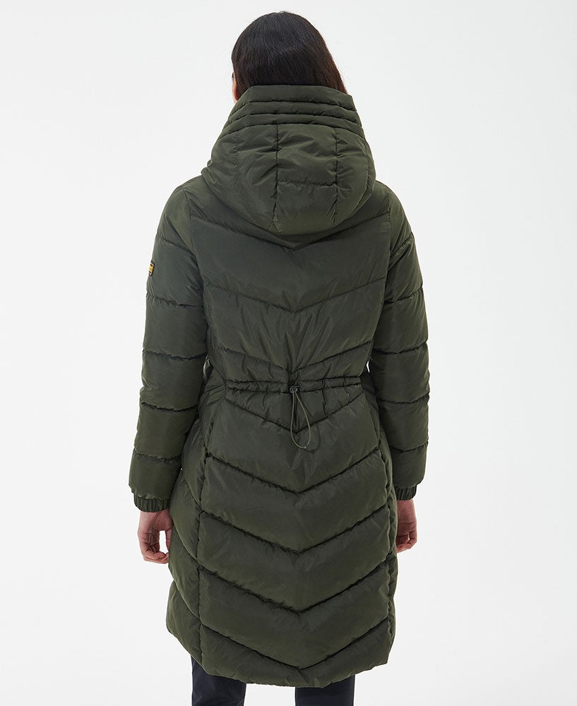 Boston Longline Quilted Jacket - Envy
