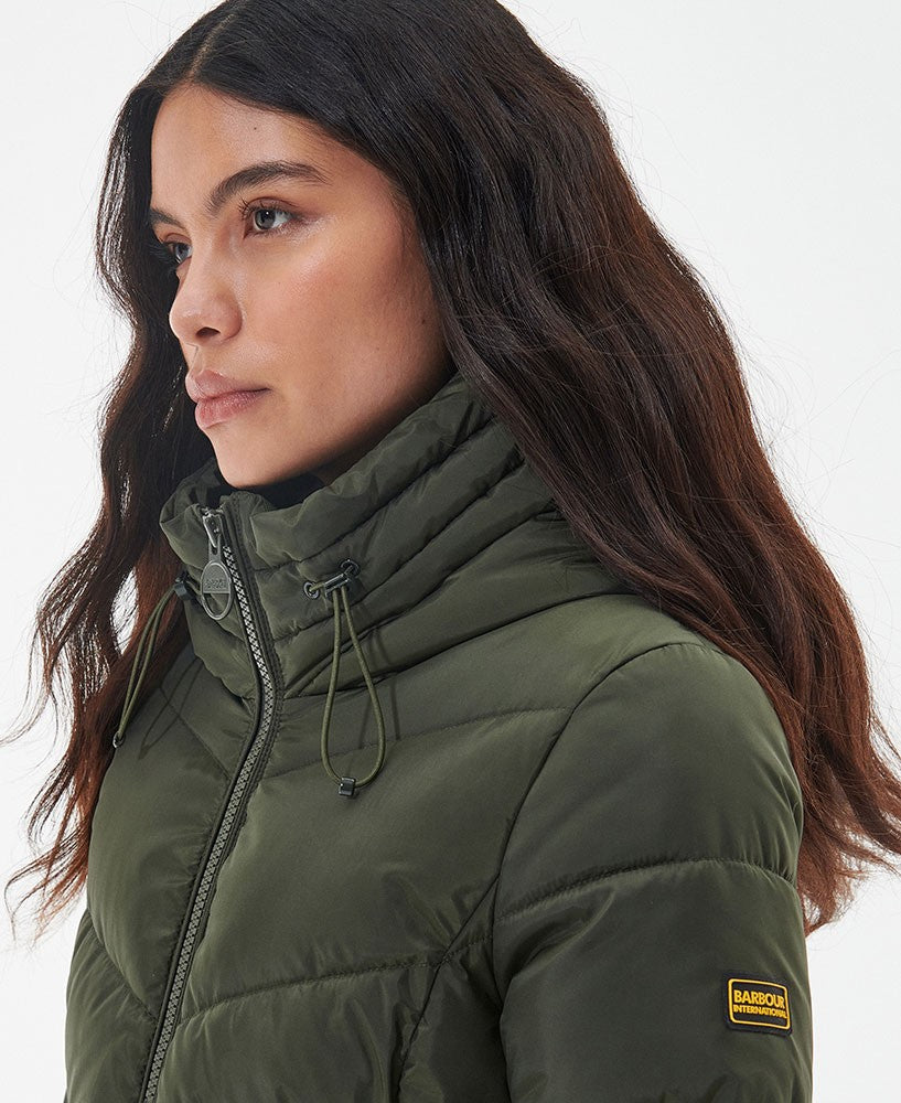 Boston Longline Quilted Jacket - Envy
