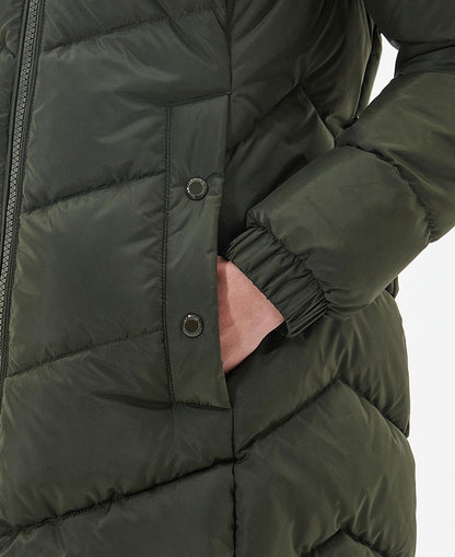 Boston Longline Quilted Jacket - Envy
