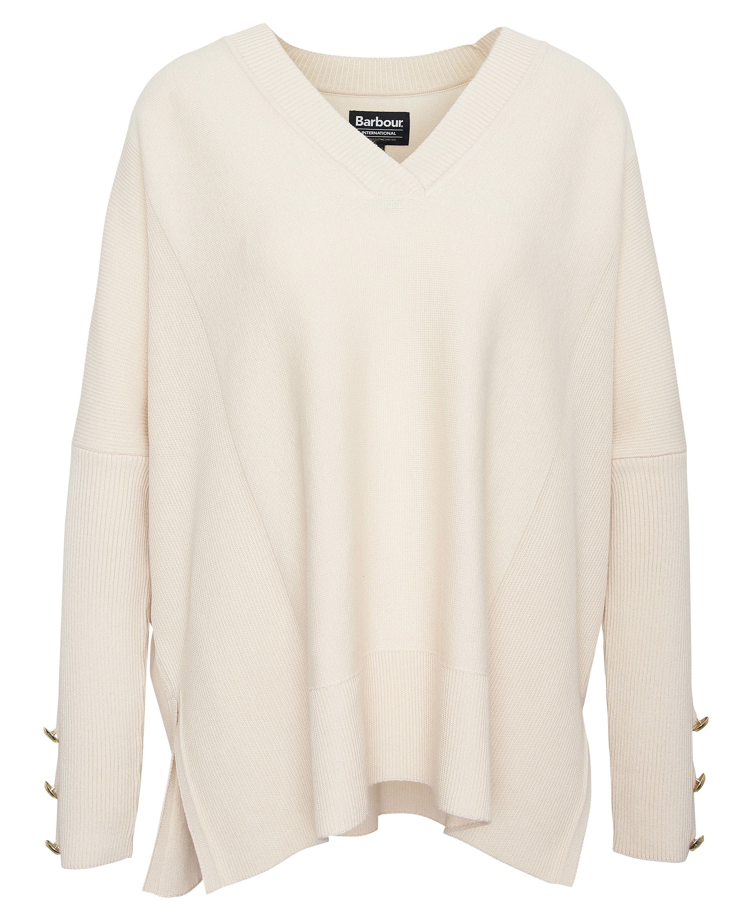 Rouse Knitted Jumper - Blanc