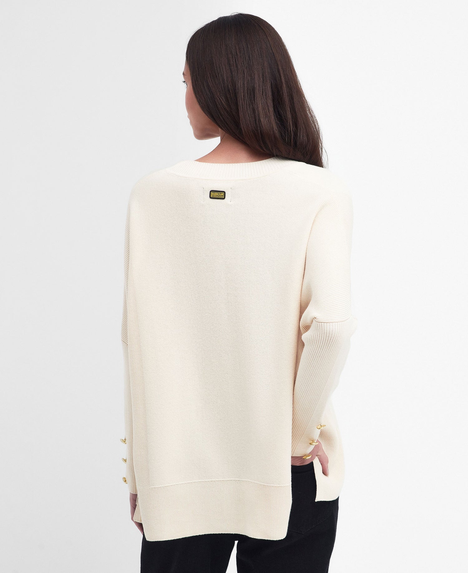 Rouse Knitted Jumper - Blanc