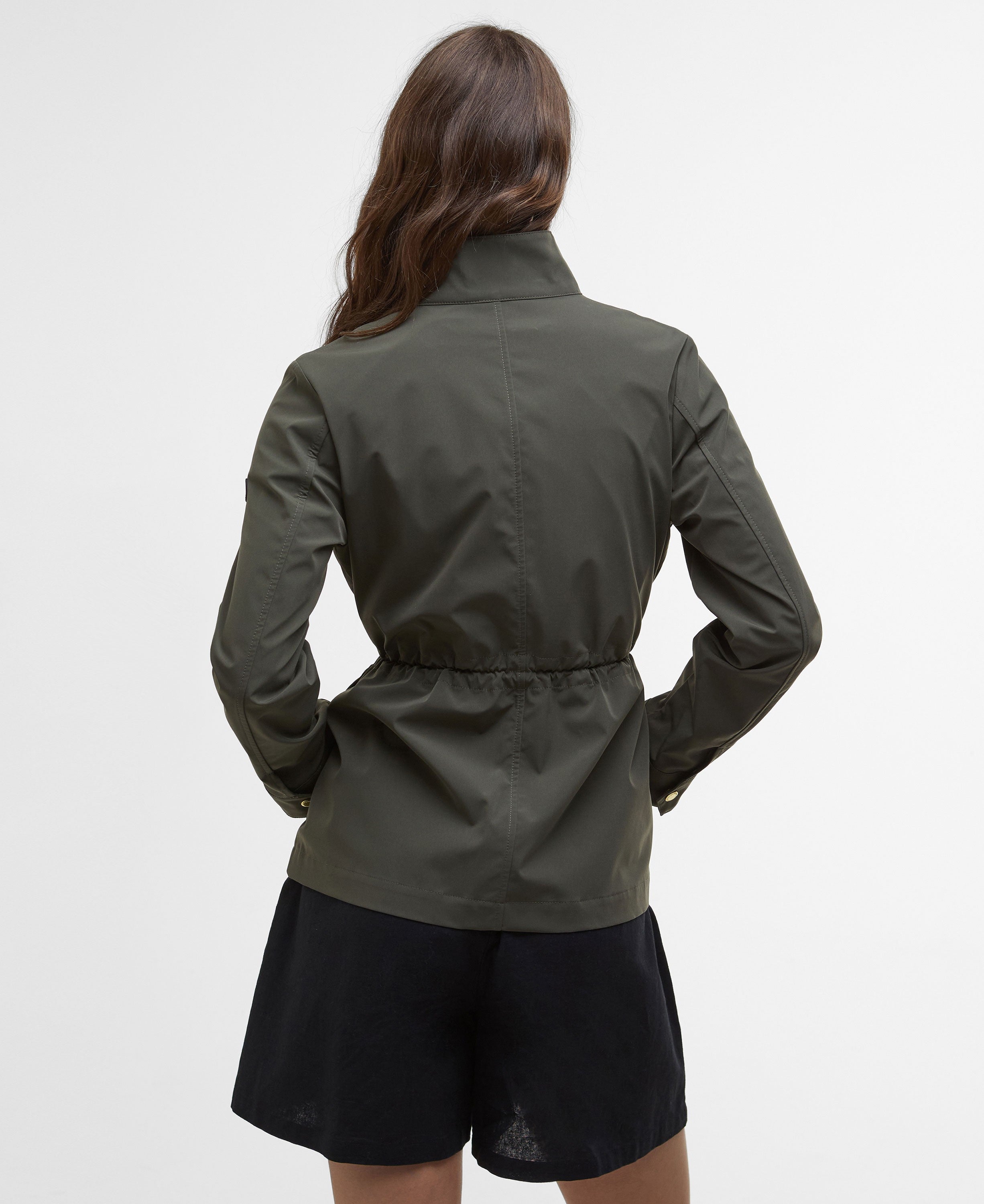 Brea Showerproof Jacket - Envy Green/Light Blue Steel