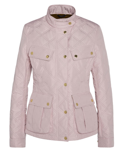 Halsey Quilted Jacket - Crystal Pink/Moss