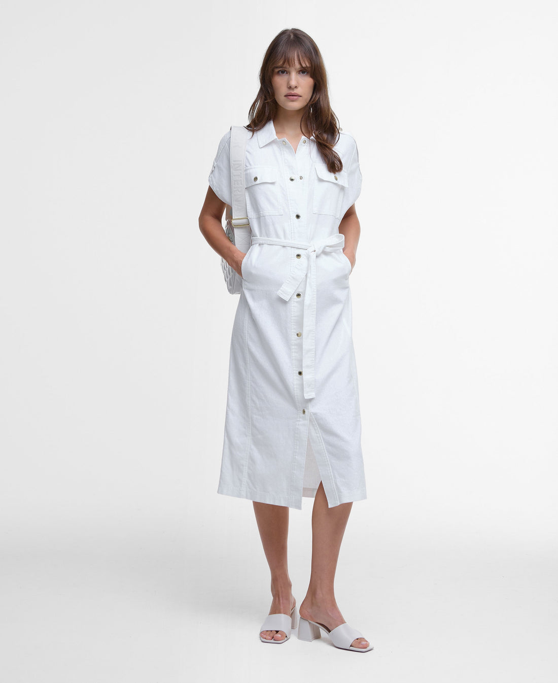 Harlow Midi Dress - White