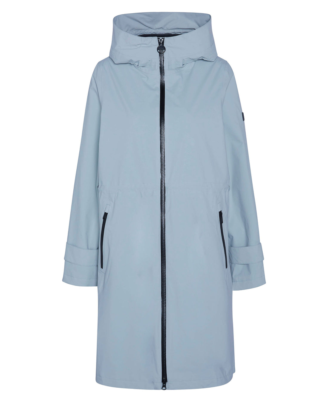 Longline Kyra Waterproof Jacket - Light Steel Blue