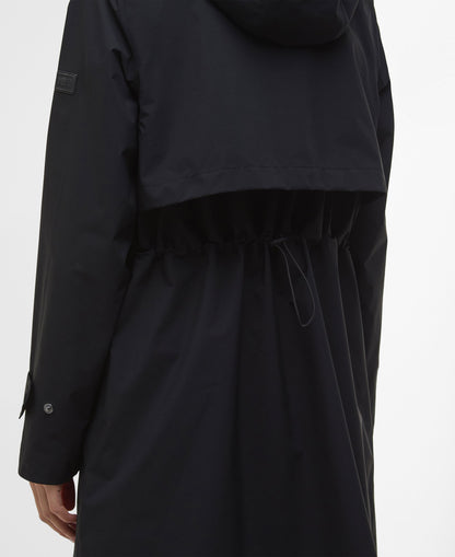 Longline Kyra Waterproof Jacket - Black