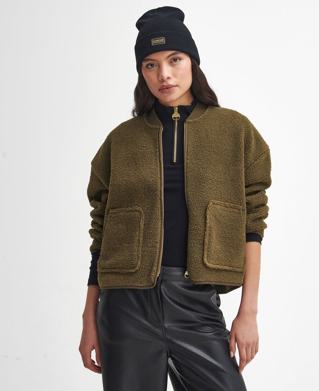 Serova Fleece Bomber - Empire Green