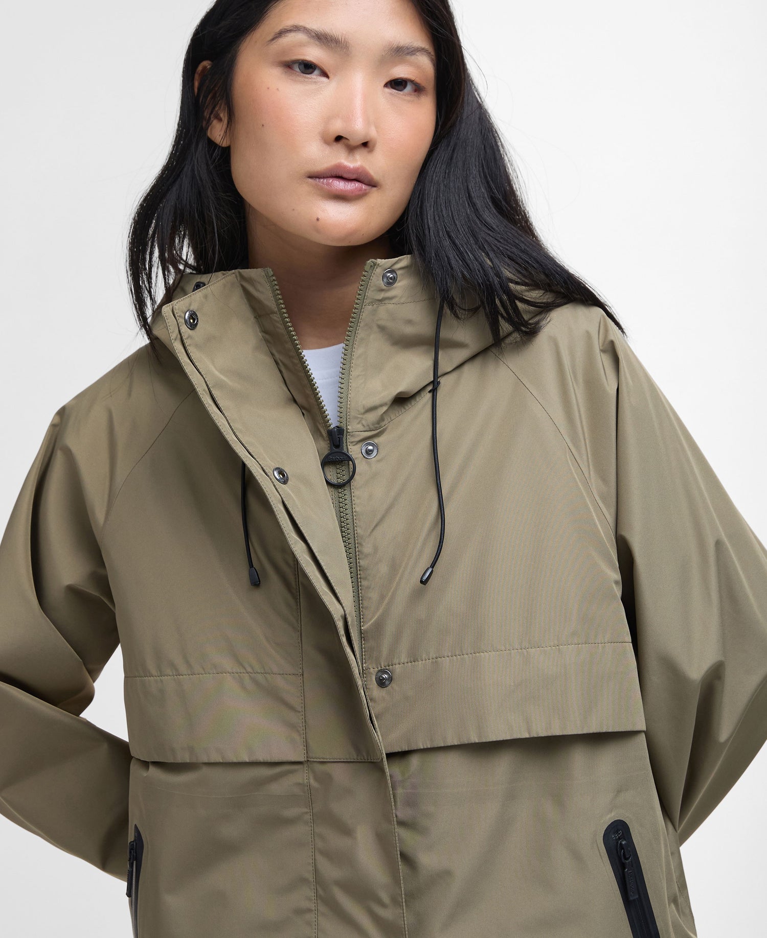 Jayla Waterproof Parka - Dusky Green