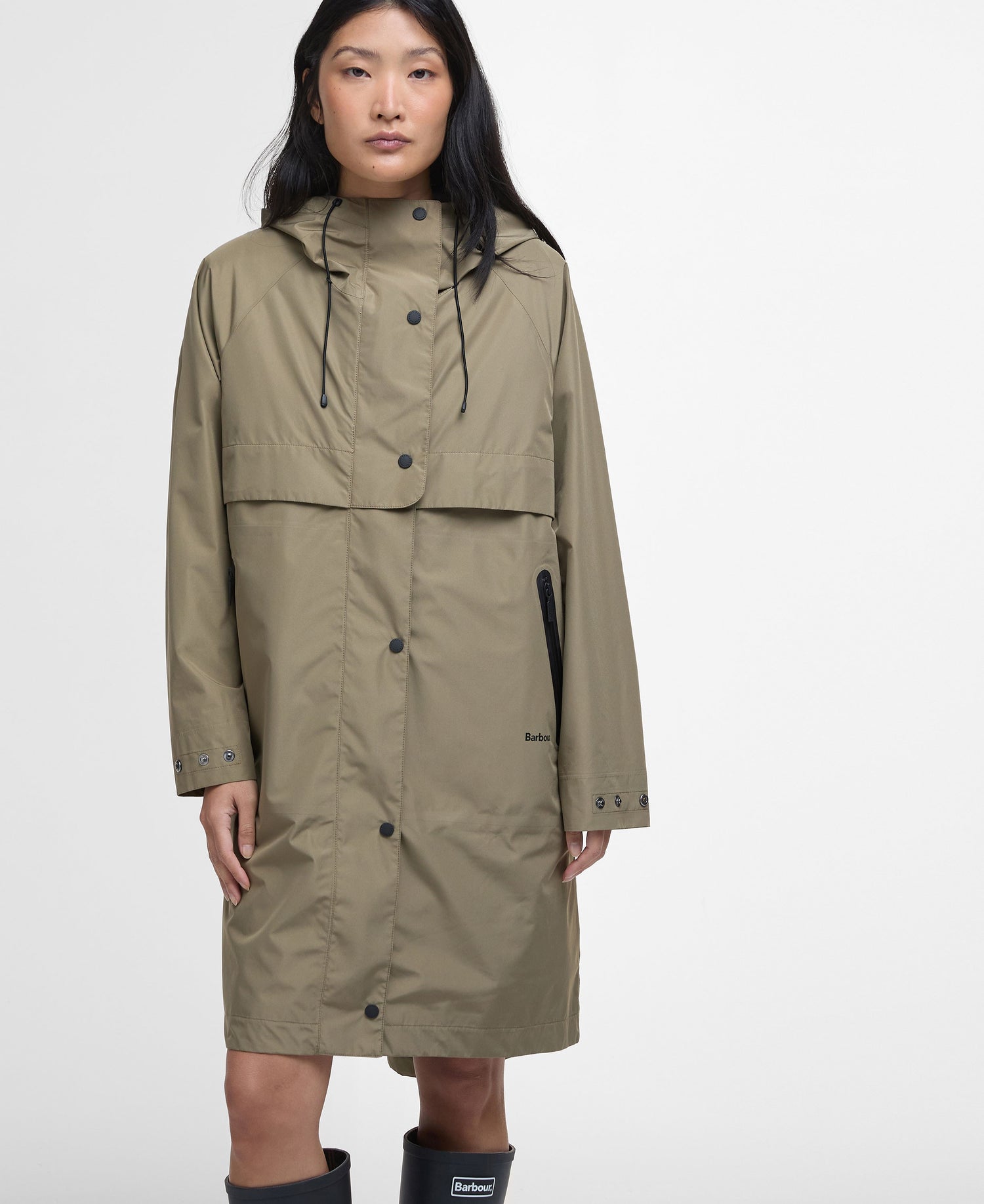 Jayla Waterproof Parka - Dusky Green