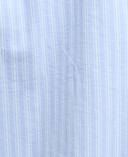 June Overshirt - Chambray Stripe