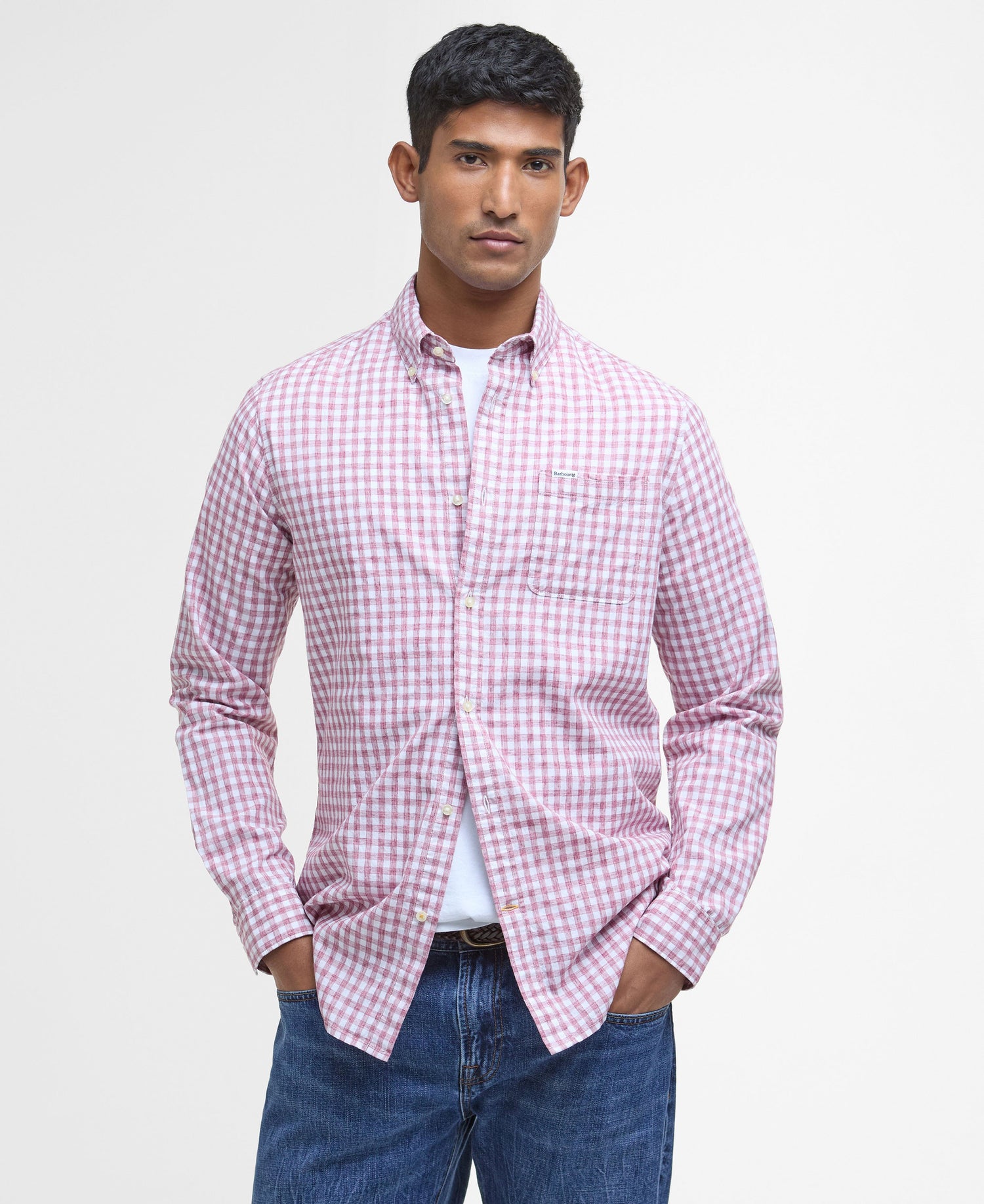 Kanehill Tailored Fit Shirt - Washed Raspberry