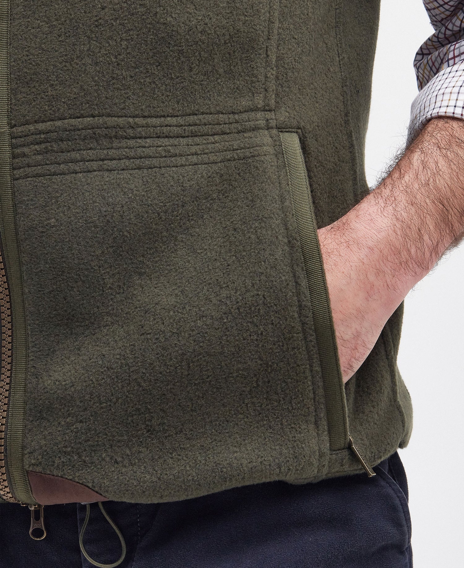 Langdale Fleece Gilet - Olive