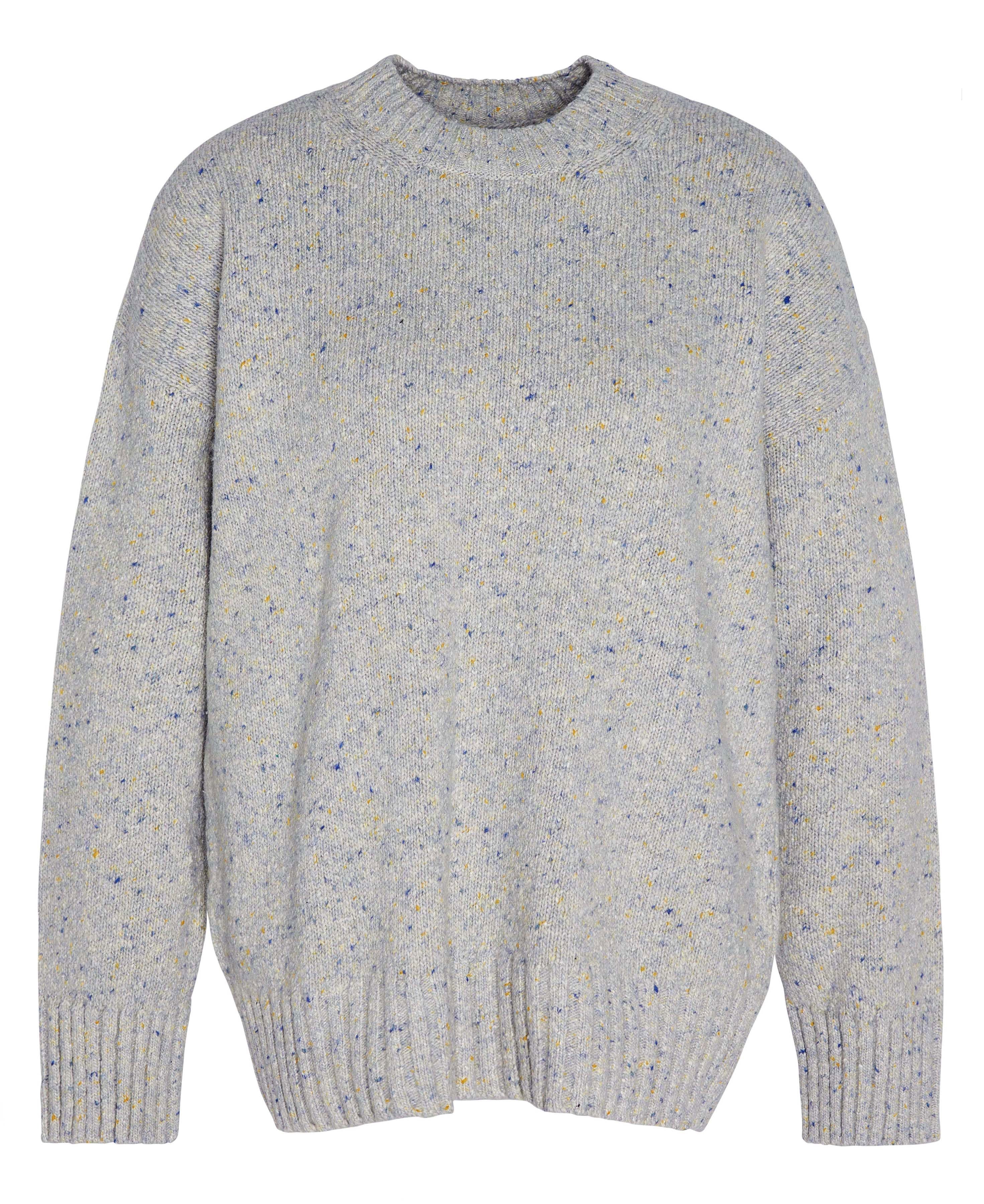 Lavensdale Crew Knitted Jumper - Pearl Blue