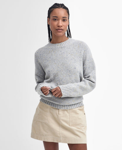 Lavensdale Crew Knitted Jumper - Pearl Blue