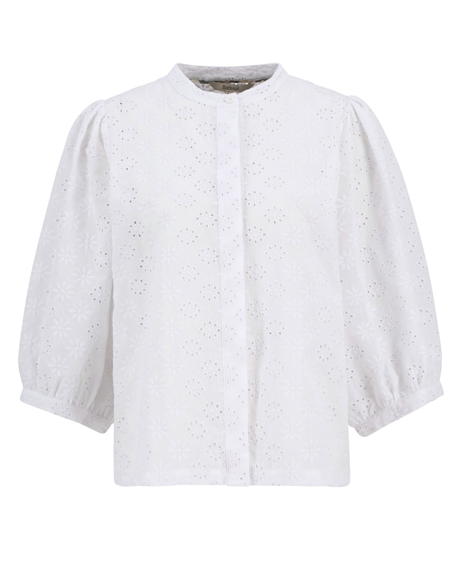 Layla Broderie Anglaise Shirt - White
