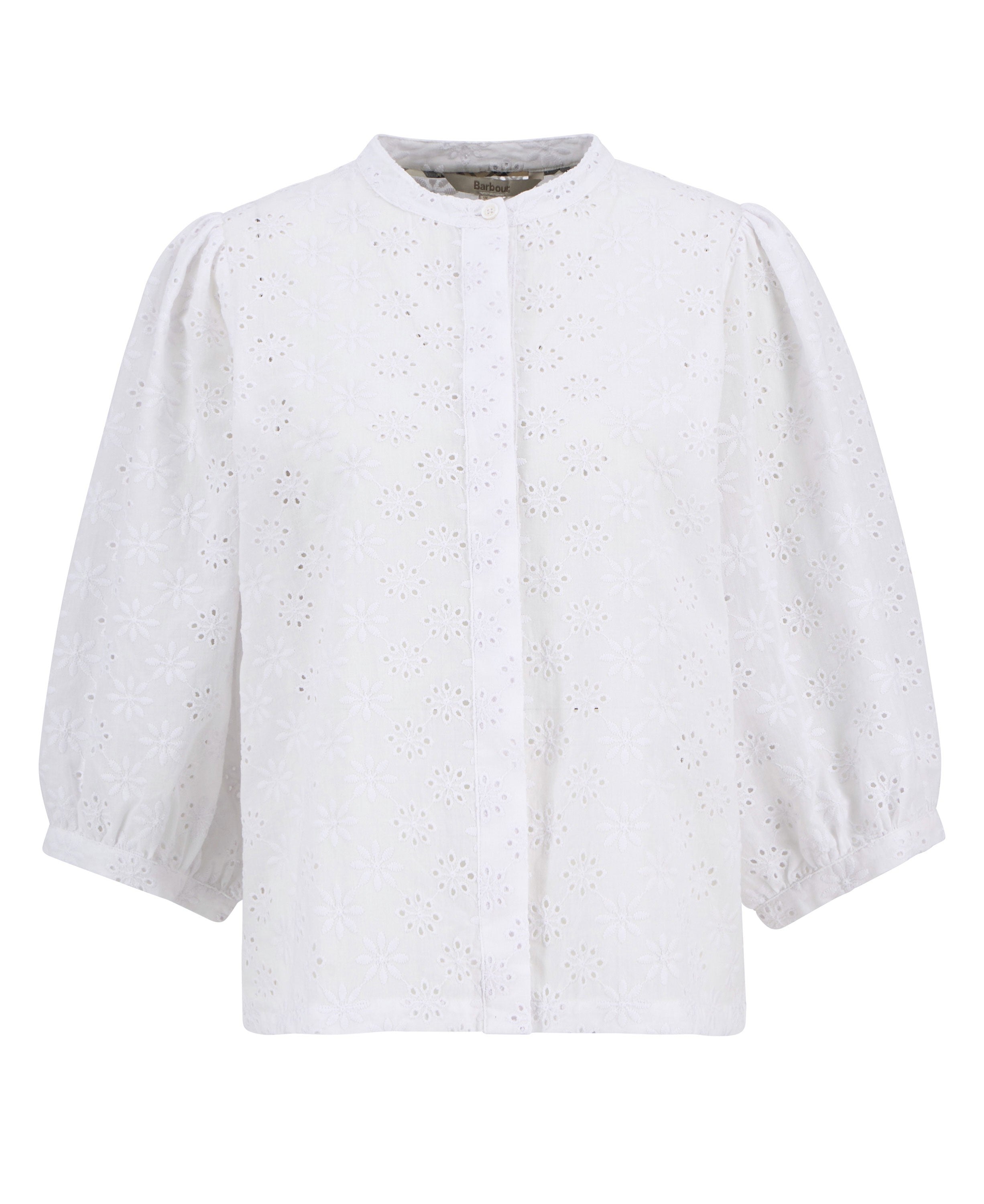 Layla Broderie Anglaise Shirt - White