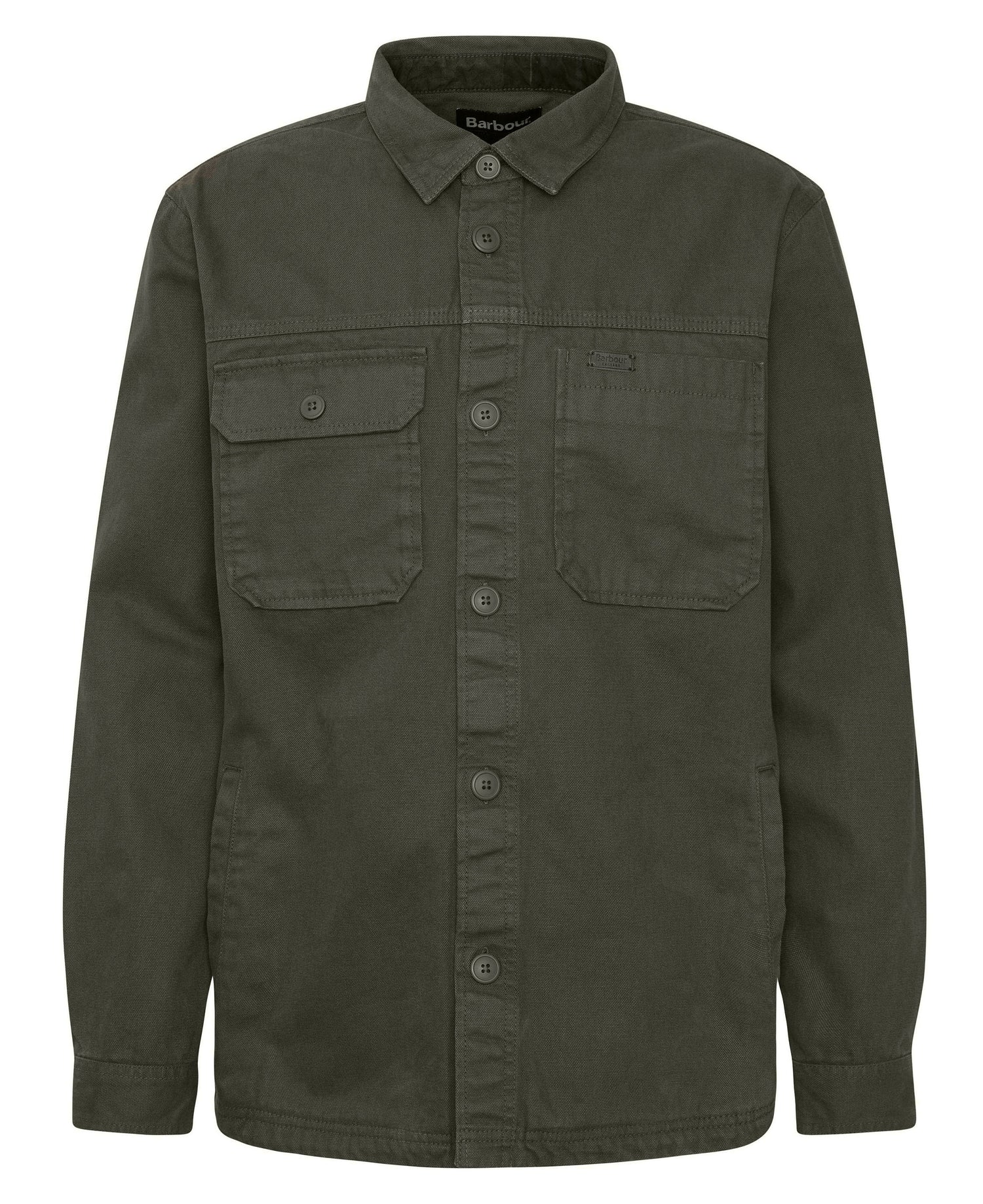 Lingfield Canvas Overshirt - Fern