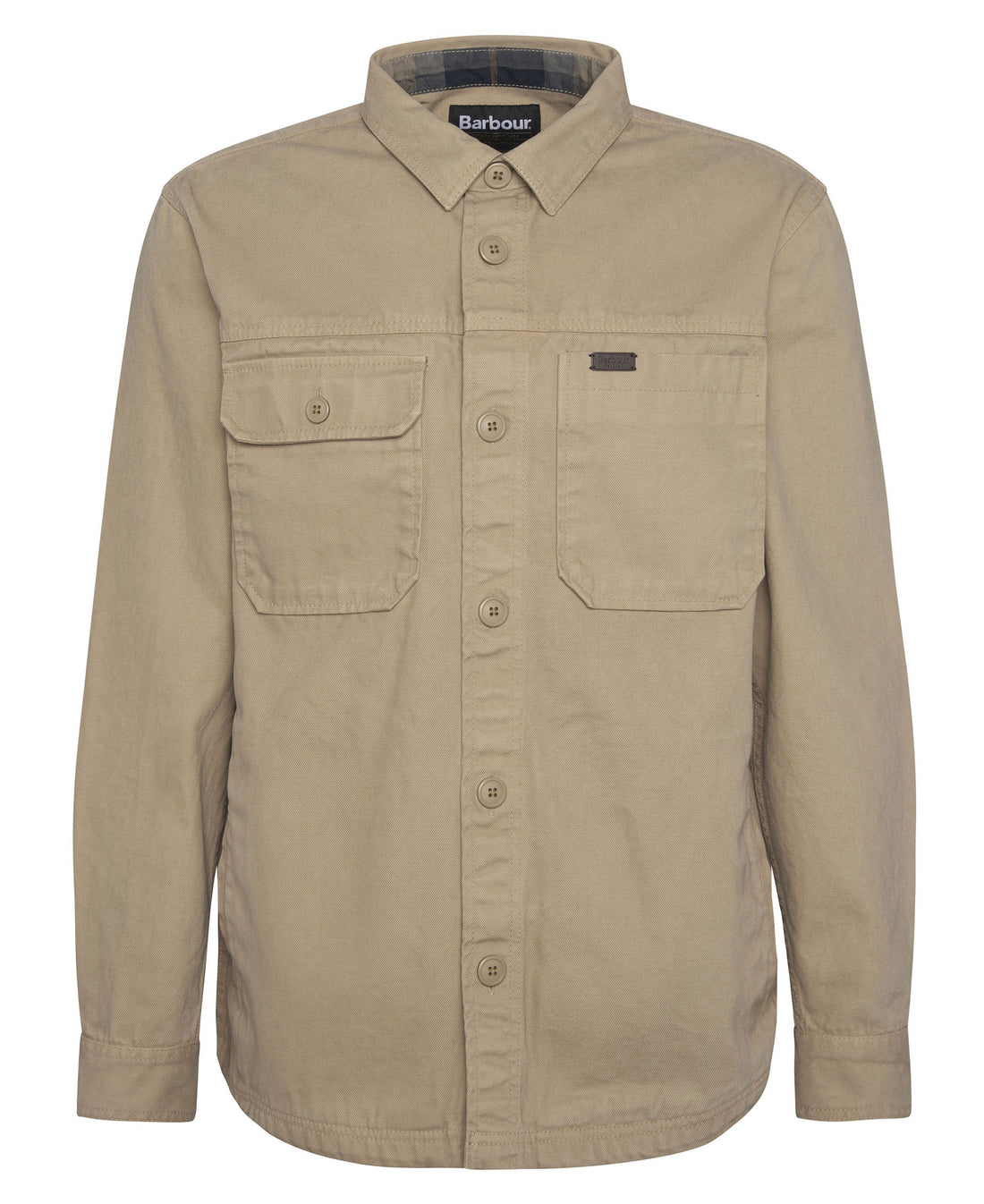 Lingfield Canvas Overshirt - Dark Stone