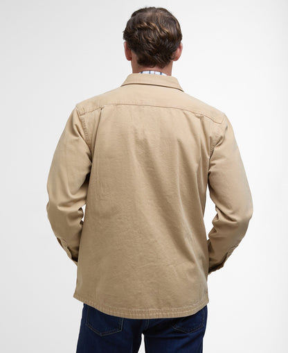 Lingfield Canvas Overshirt - Dark Stone