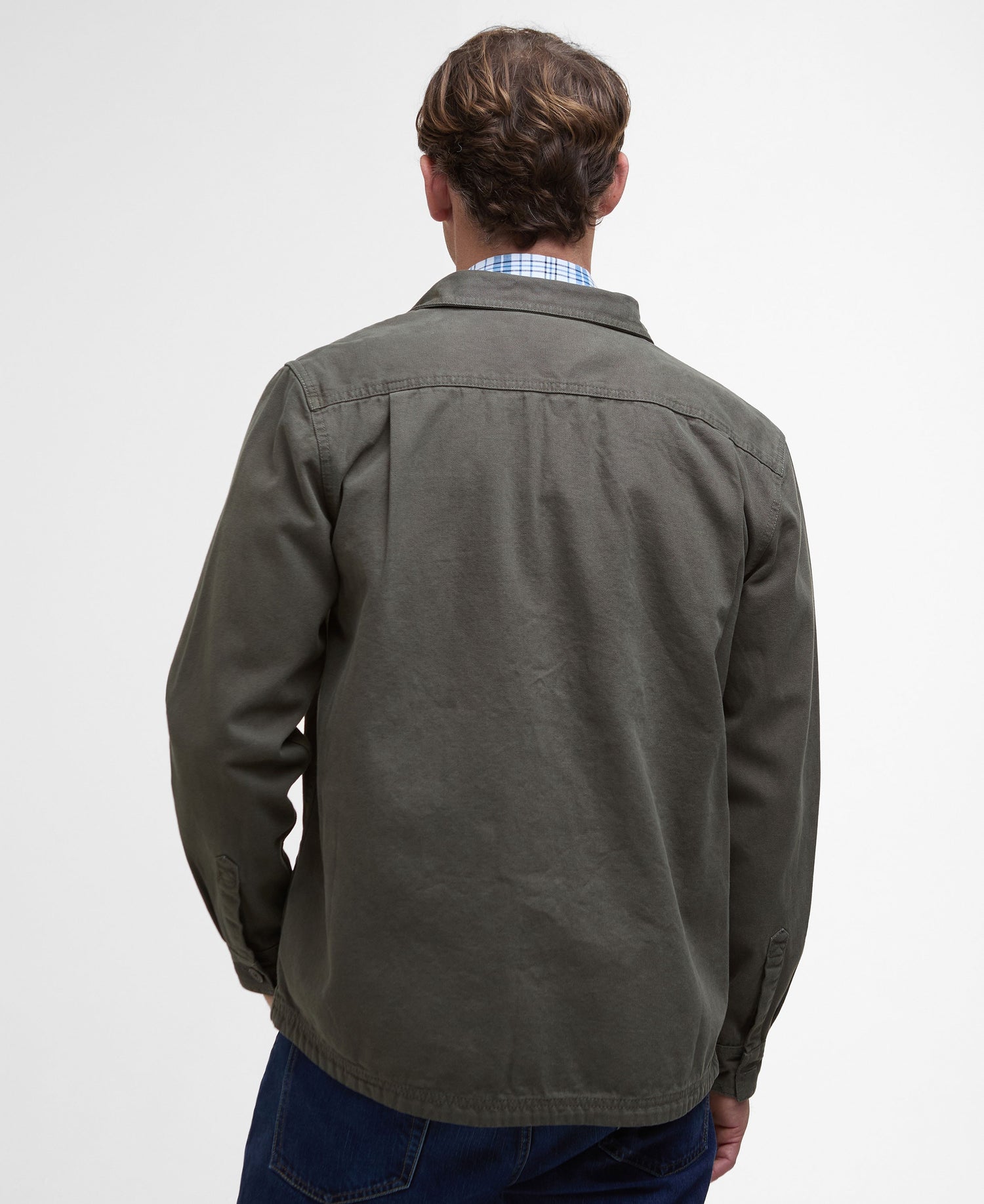 Lingfield Canvas Overshirt - Fern