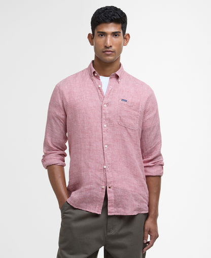 Linton Tailored Shirt - Red Spice