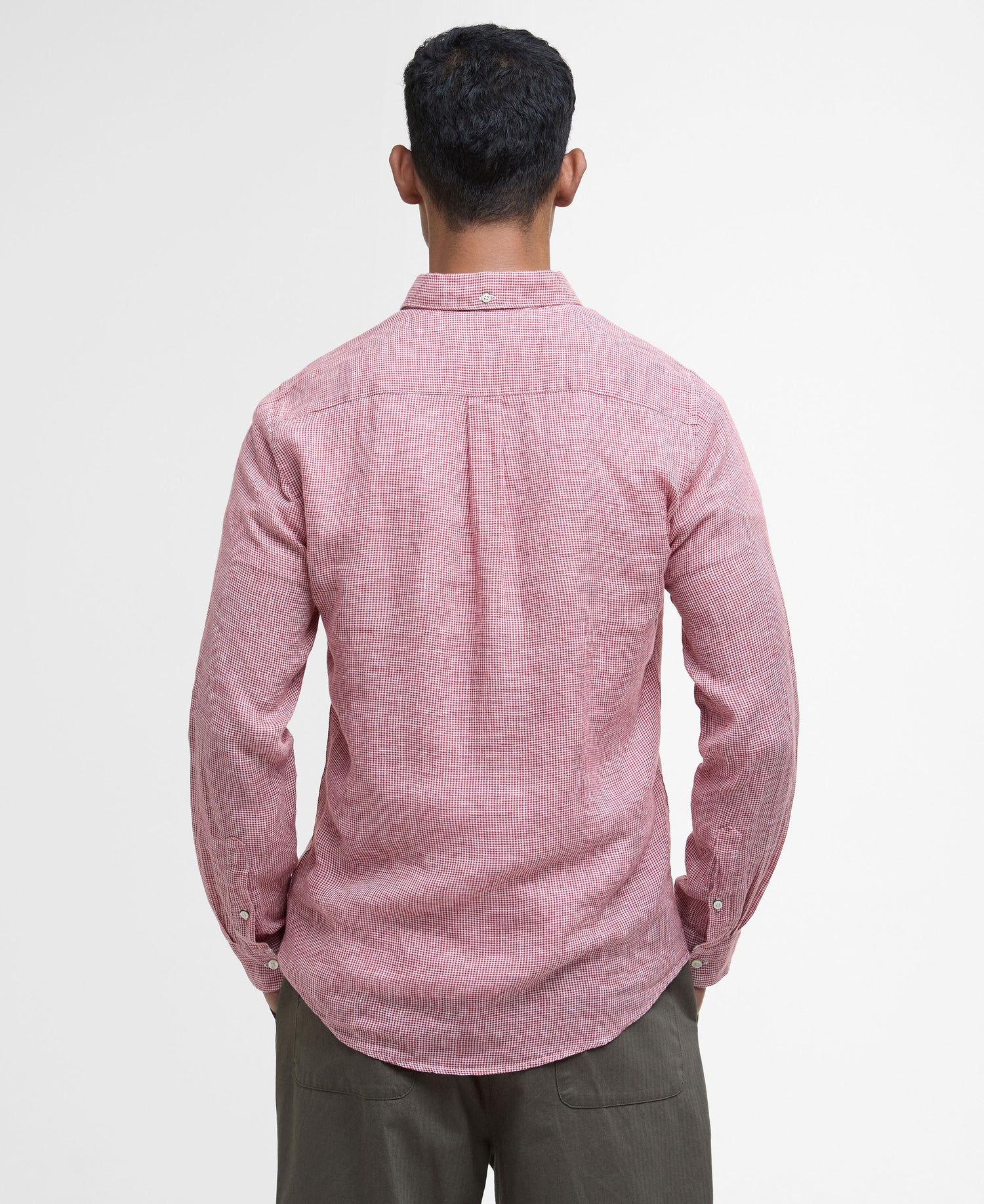 Linton Tailored Shirt - Red Spice