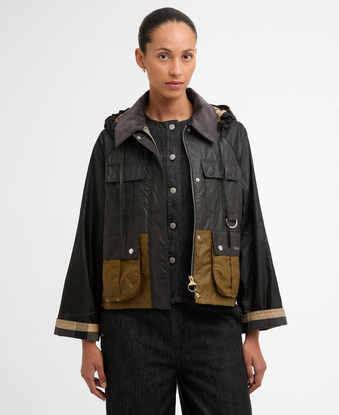 Liza Wax Jacket - Black/Grey/Sand/Dress
