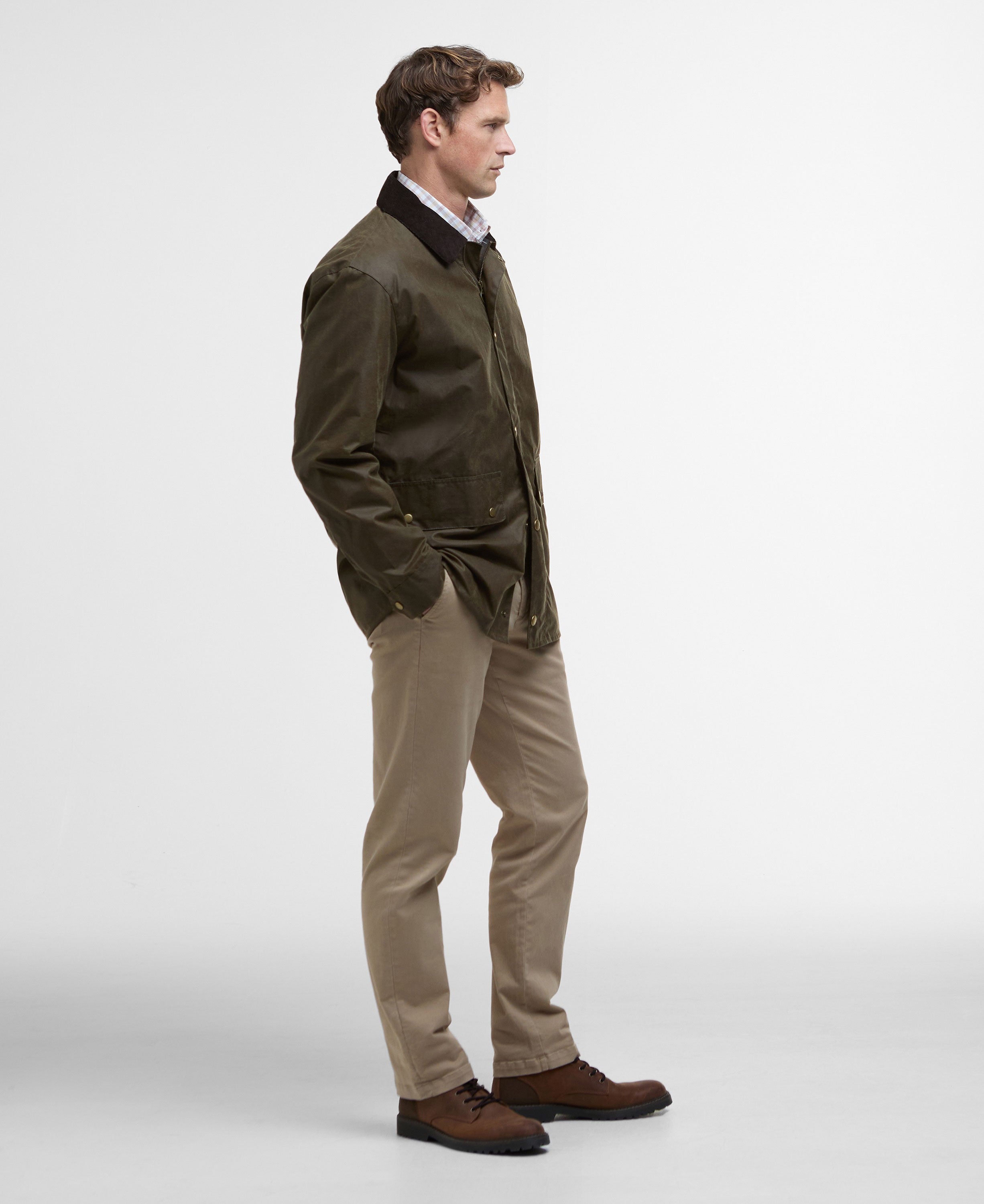 Lowick Wax Jacket - Beech