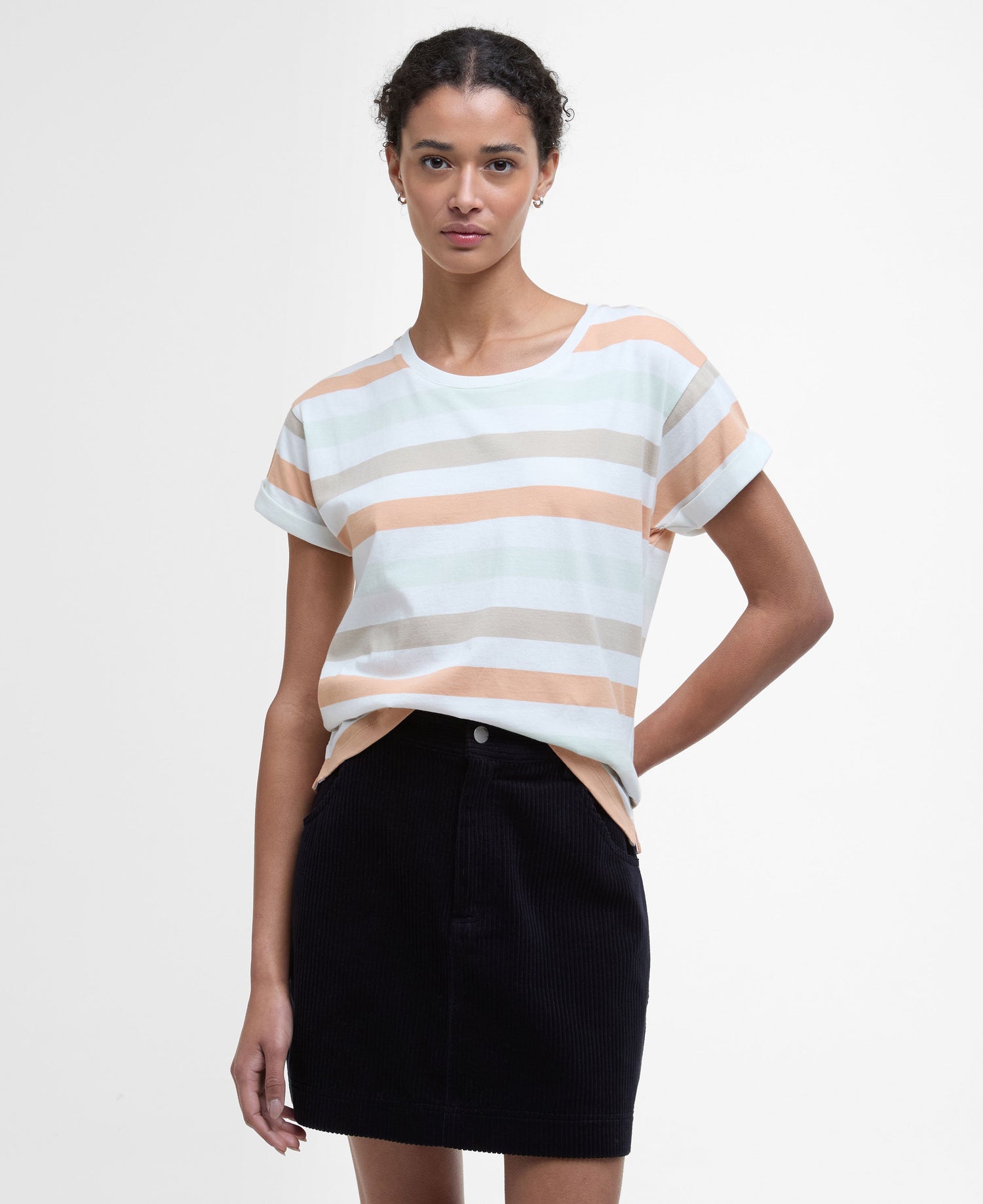 Lyndale Top - Toast Stripe