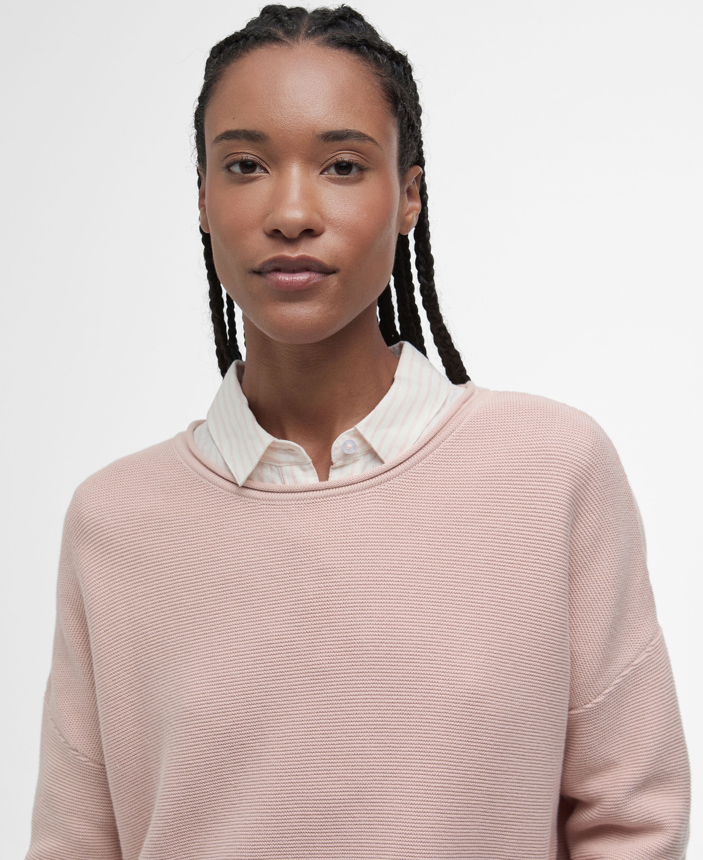 Marine Knitted Jumper - Primrose Pink