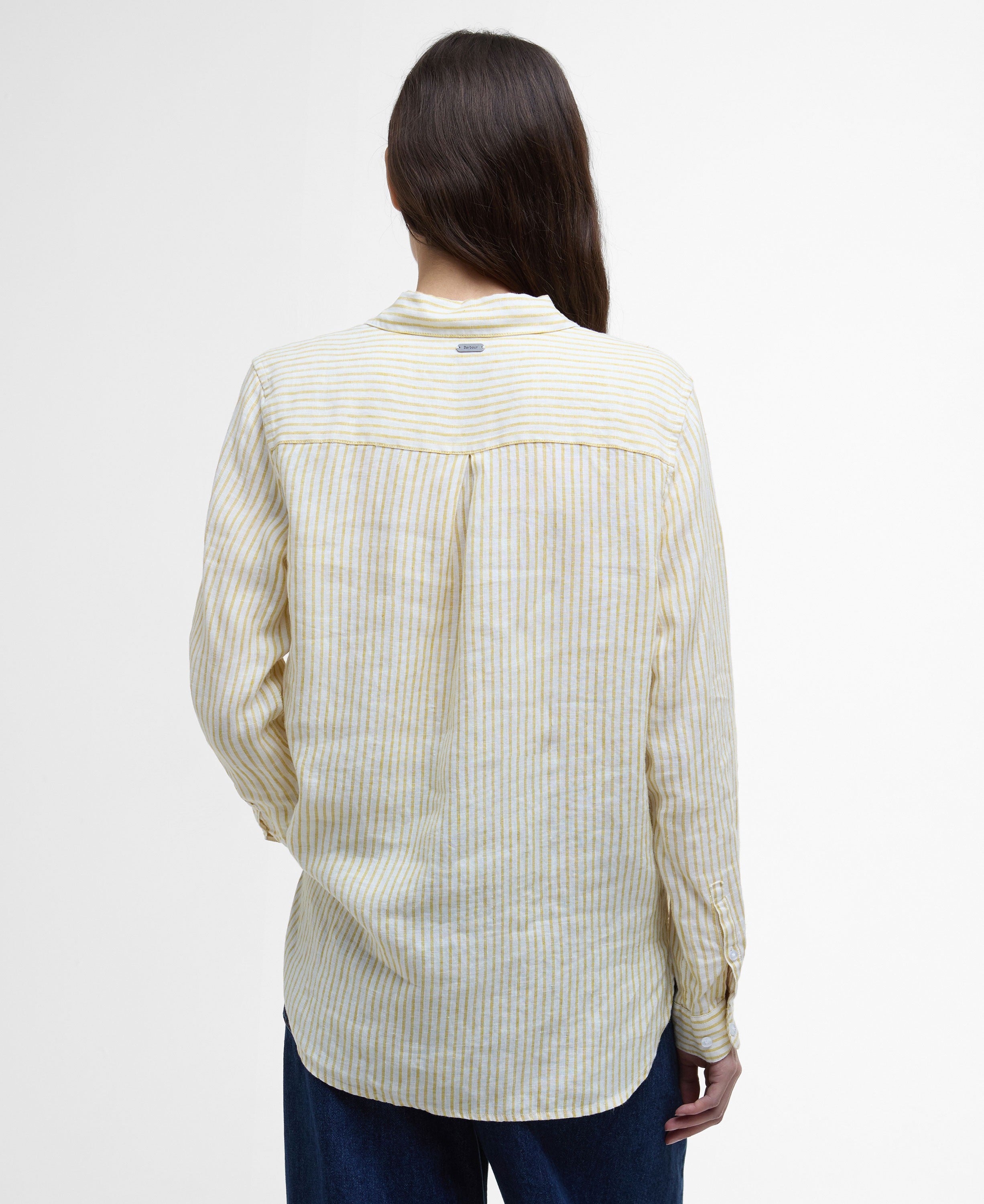 Marine Shirt - Limeade Stripe