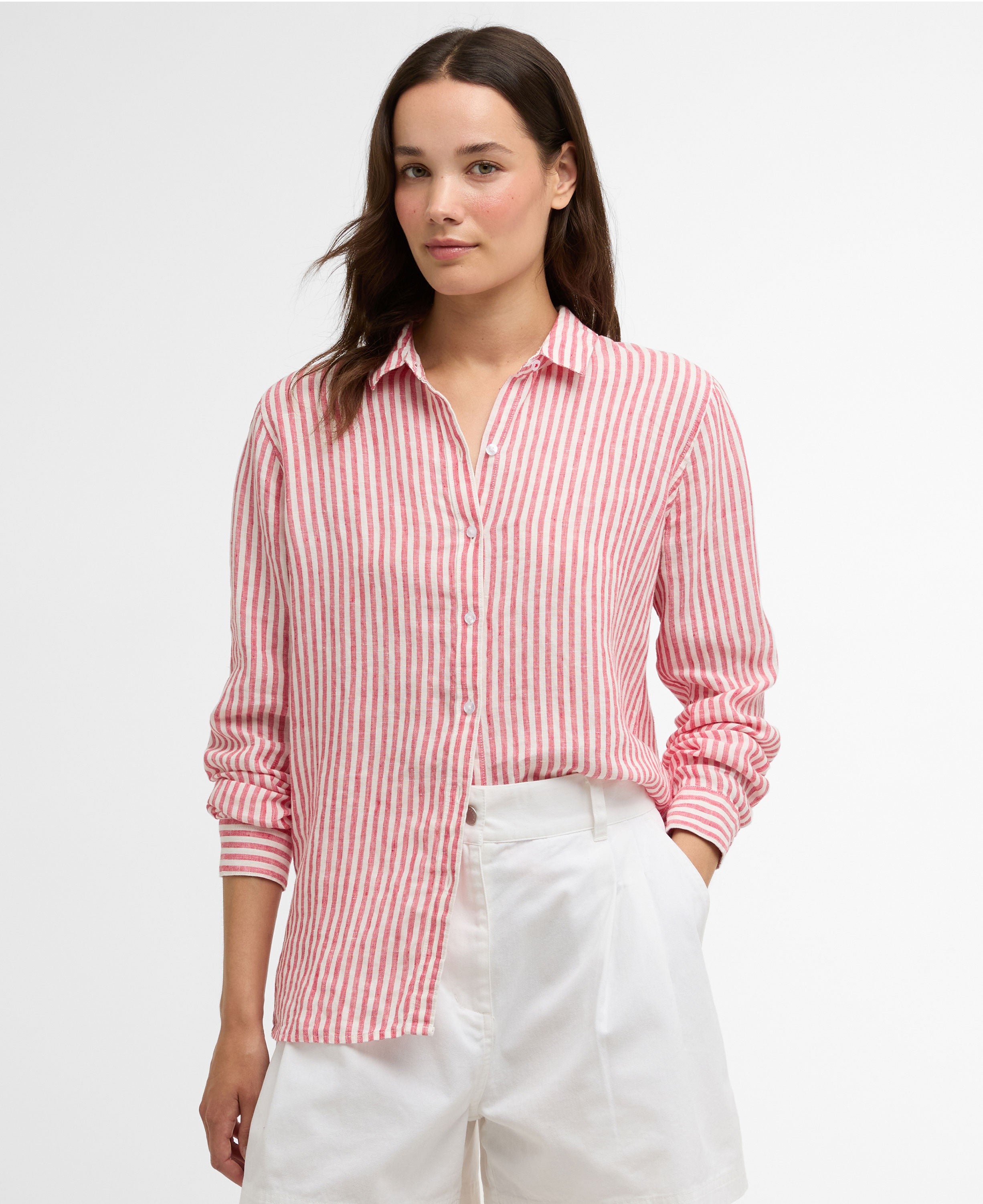 Marine Shirt - Poppy Red Stripe