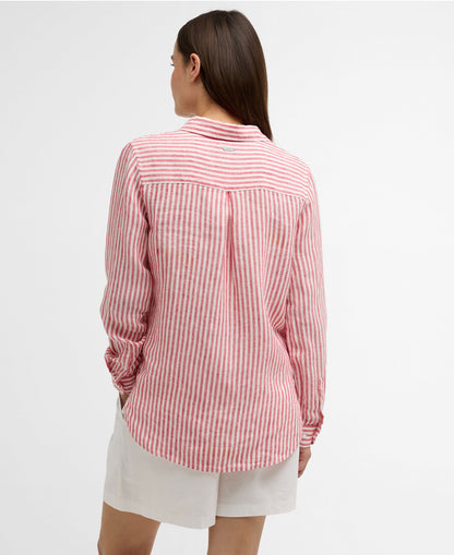 Marine Shirt - Poppy Red Stripe