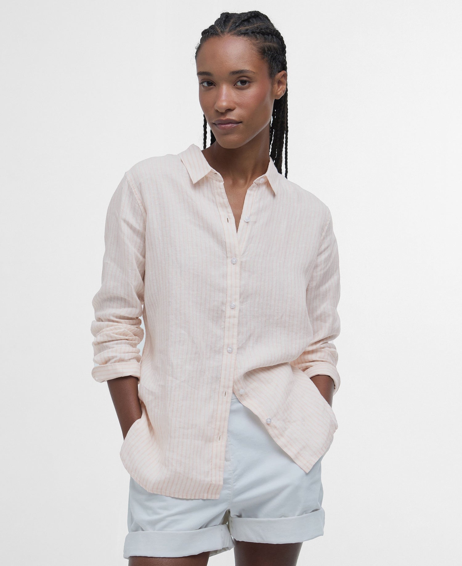 Marine Shirt - Primrose Pink Stripe