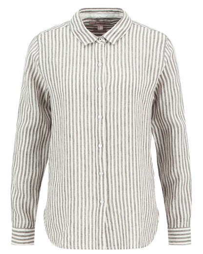 Marine Shirt - Dusky Khaki Stripe