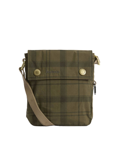 Transport Crossbody Bag - Dusky Green Tartan