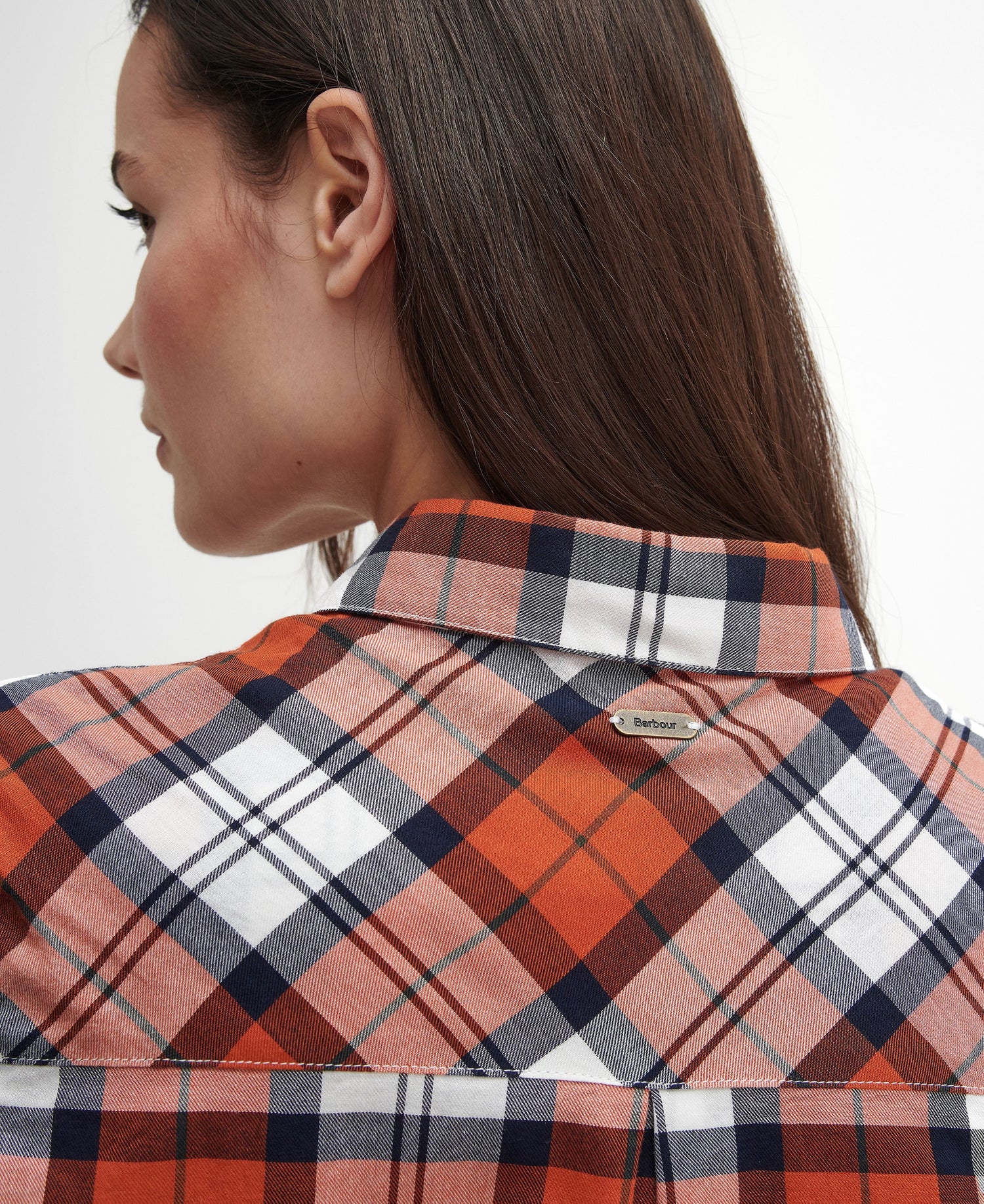 Moorland Check Shirt - Spiced Pumpkin/Navy Check