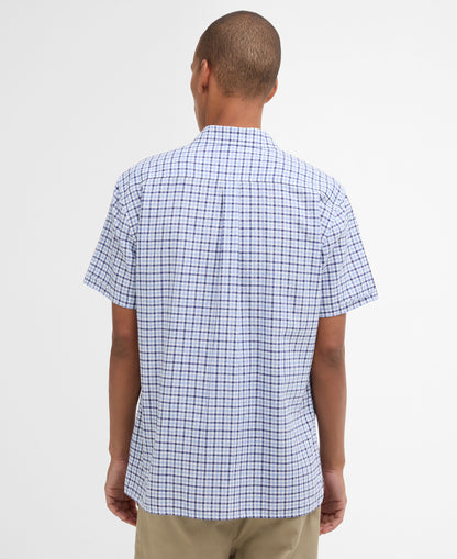 Nelson Gingham Summer Fit Shirt - Blue