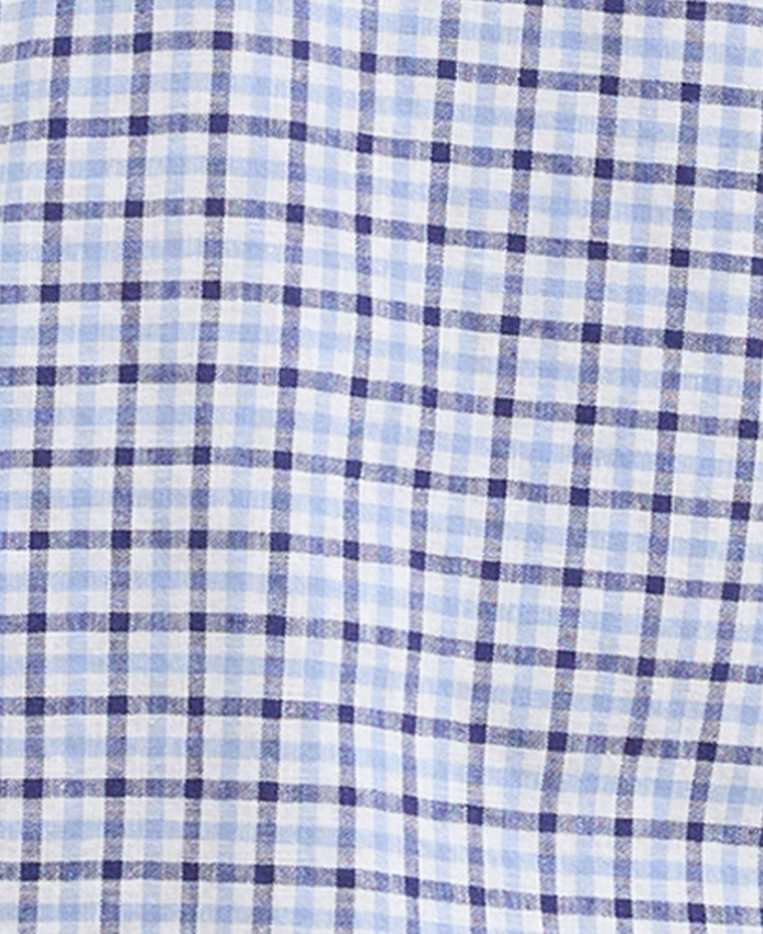 Nelson Gingham Summer Fit Shirt - Blue