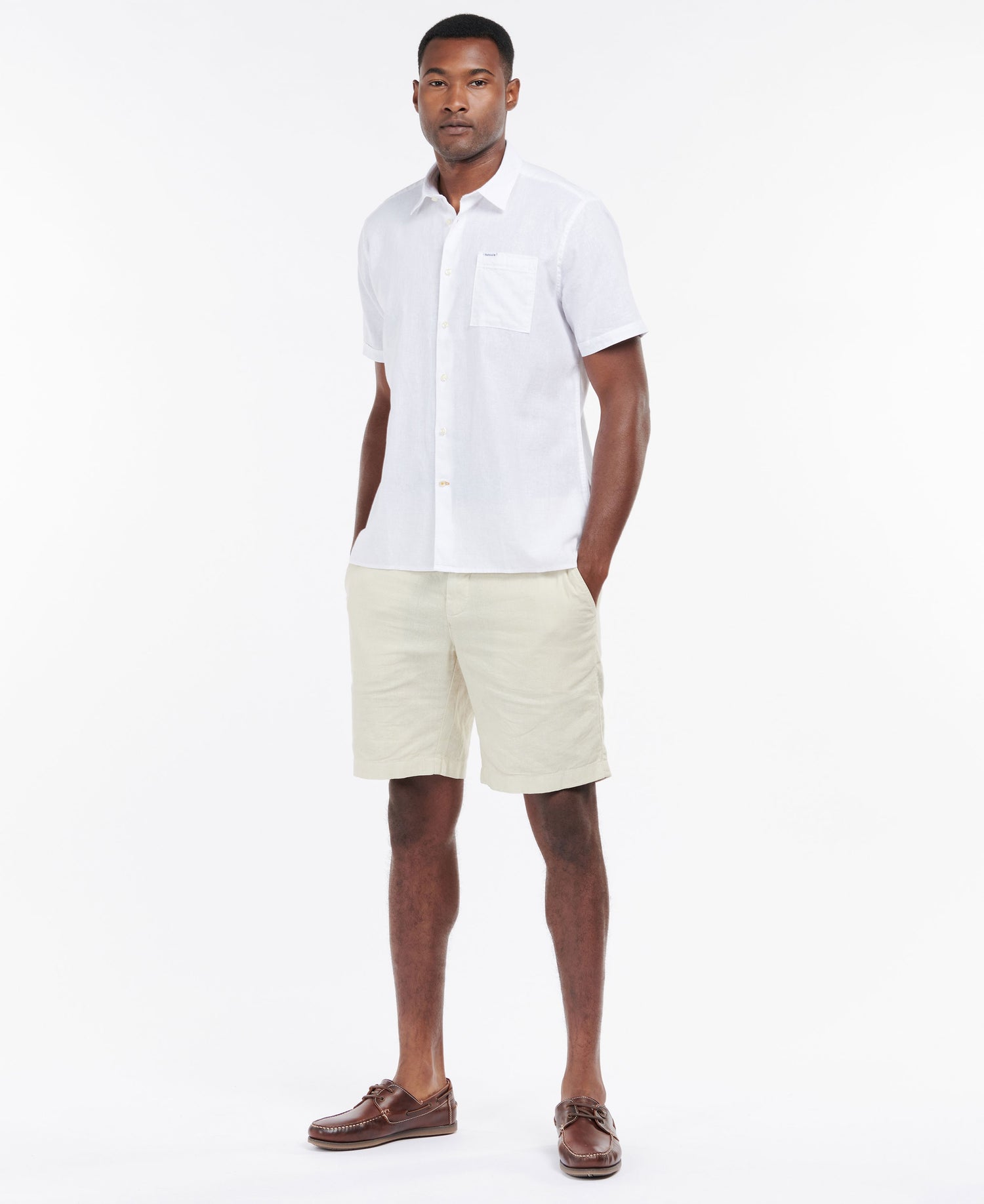 Nelson Short-Sleeve Regular Shirt - White