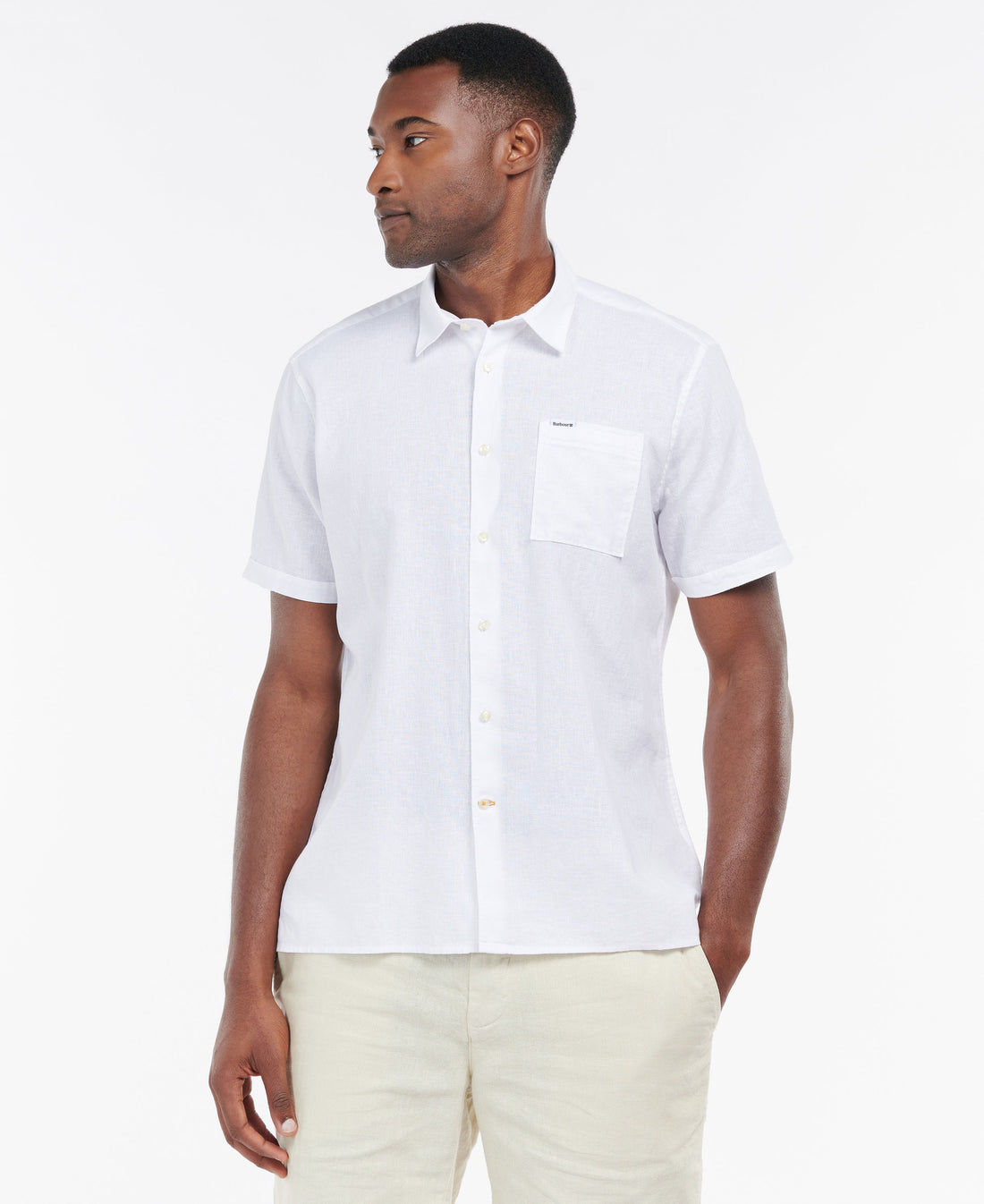 Nelson Short-Sleeve Regular Shirt - White