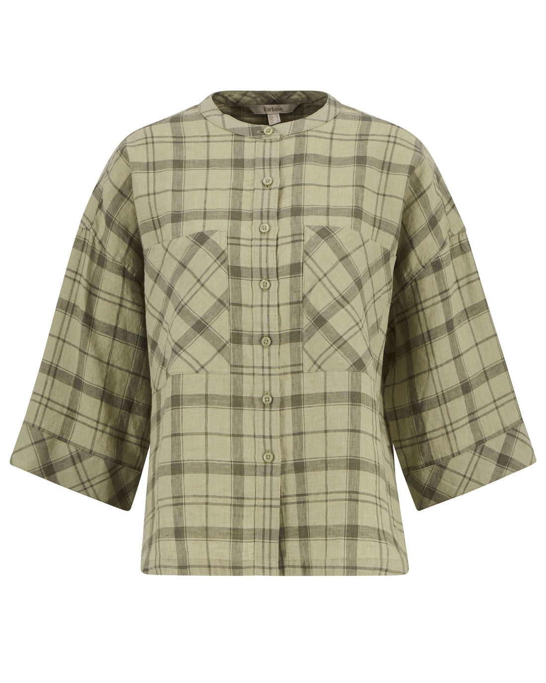 Orla Shirt - Sage Green Tartan