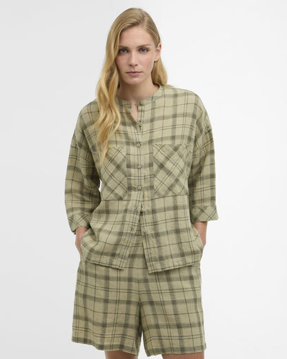 Orla Shirt - Sage Green Tartan