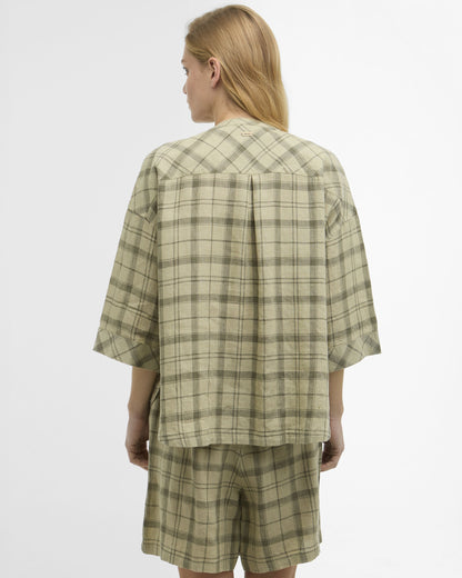 Orla Shirt - Sage Green Tartan