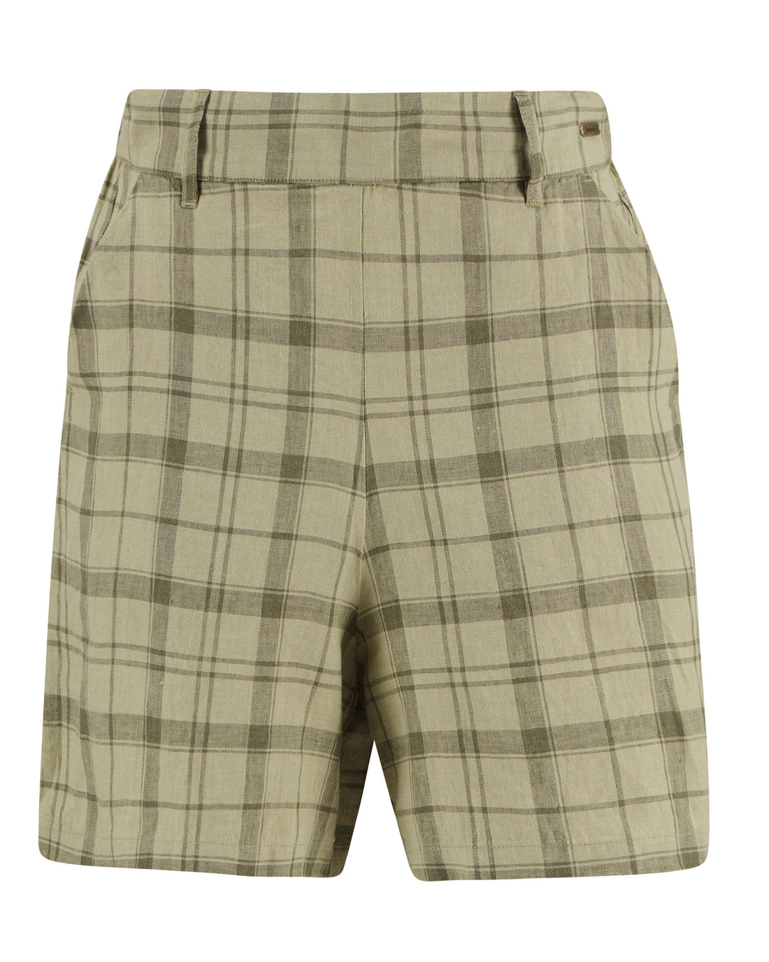 Orla Shorts - Sage Green Tartan