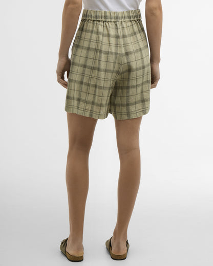Orla Shorts - Sage Green Tartan
