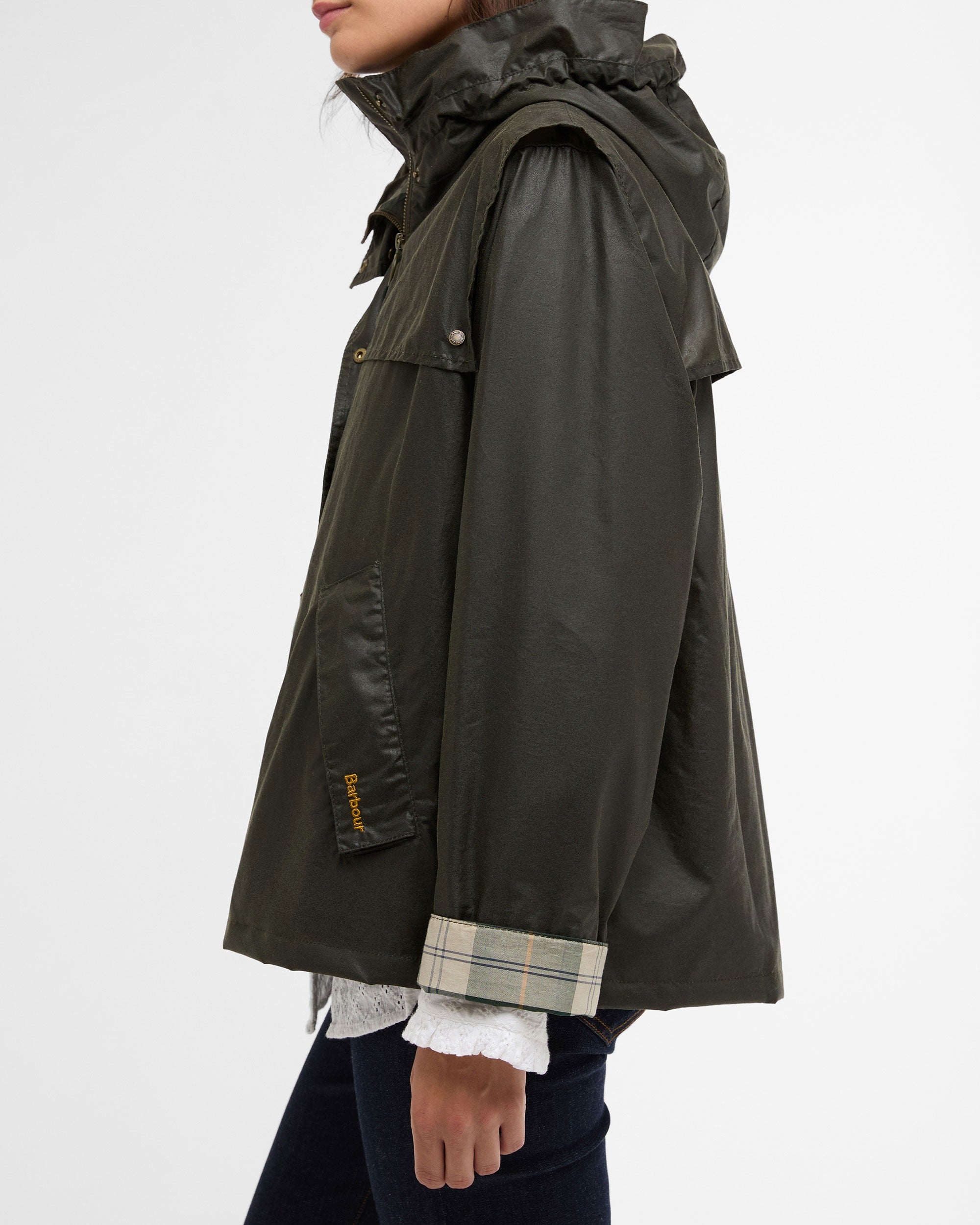Ornella Wax Jacket - Archive Olive/Ancient